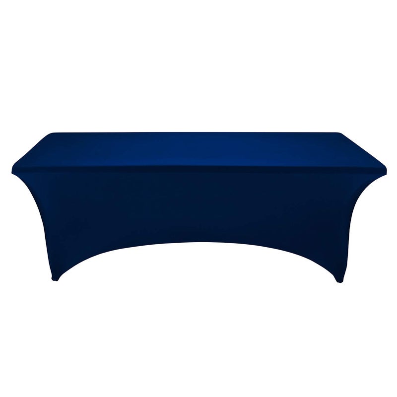LZY Spandex Fitted Stretch Table Cover for 6 ft or 4ft or 8ft Folding Table, Rectangular Cocktail Tablecloth, Perfect for Party or Banquet - Image 2